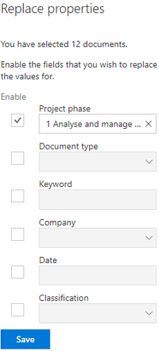 Edit&nbsp;metadata on multiple documents